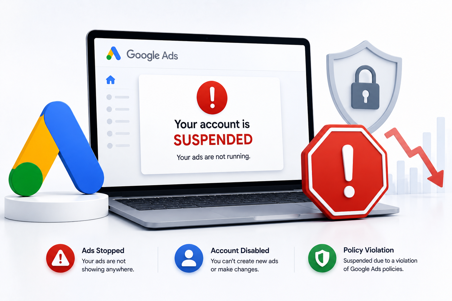 Google Ads Suspended